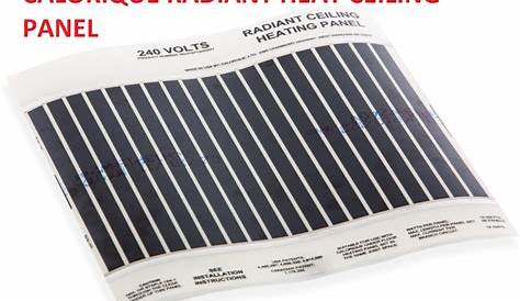 Radiant Ceiling Heat Panels - Therma Ray Radiant Ceiling Heat Panels