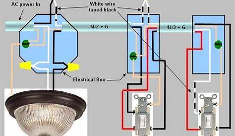 four way light switch schematic