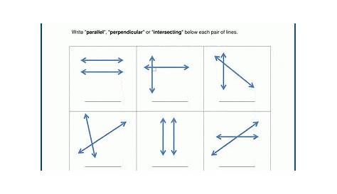31 Parallel And Perpendicular Lines Worksheet Answers - support worksheet