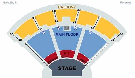 Seating Chart | Brown County Music Center | Nashville, Indiana