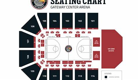 gateway center arena seating chart