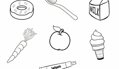 healthy choices worksheet