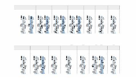 full range clarinet finger chart pdf
