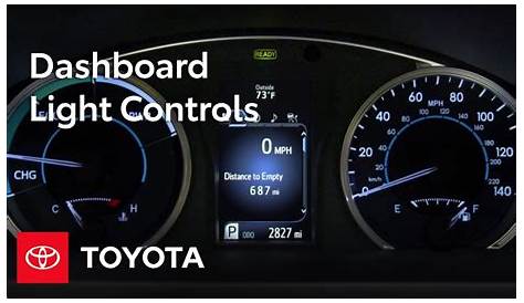 2012 Toyota Camry Dashboard Symbols And Meanings