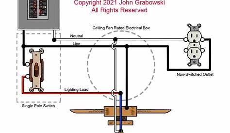 circuit diagram for ceiling fan