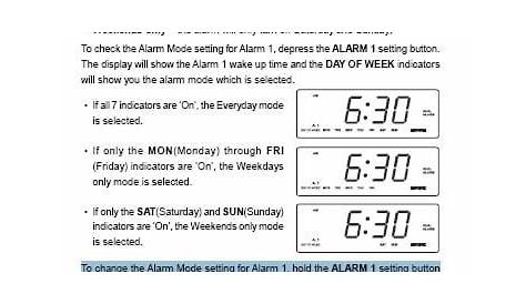 Emerson Clock Radio Manual Cks1521