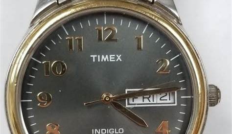 Timex Indiglo WR30M Stainless Steel Wristwatch Very Good | Buya