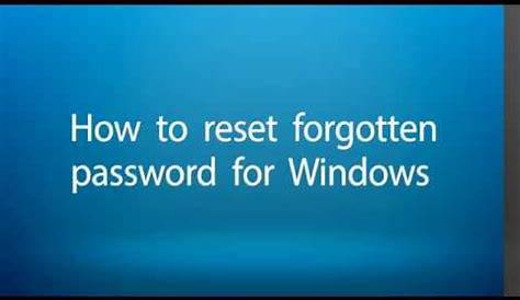 iSunshare Windows Password Reset Software- How to Reset Forgotten