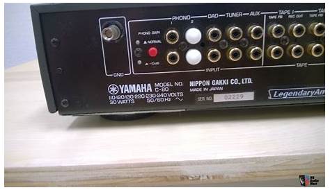 yamaha c 80 owner's manual
