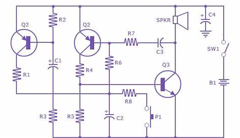 Security Alarm Circuit With High Power Siren - Circuit Diagram and more