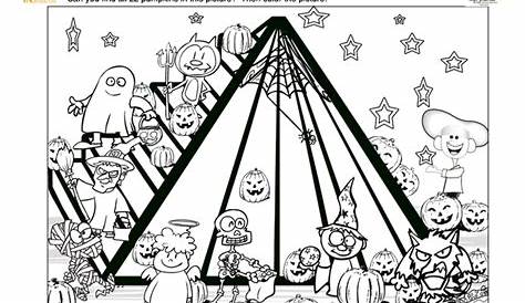 halloween activity pages printable