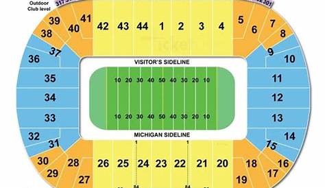Michigan Stadium Seating Charts & Views | Games Answers & Cheats