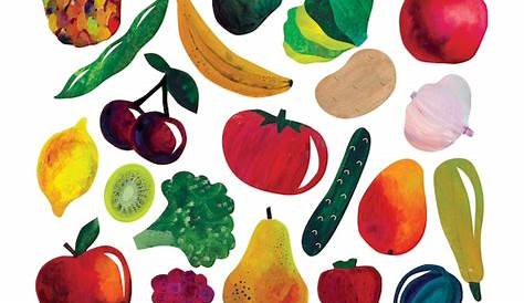 printable pictures of fruits and vegetables