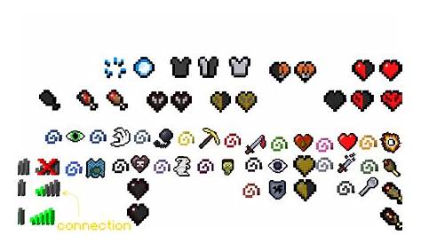 potion particle,health icons,hunger icons and effect icons - Particles