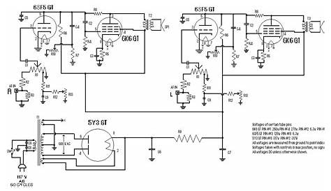 tube audio amplifier schematic