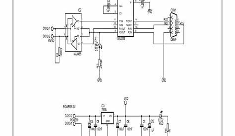 RS485 to RS232 Converter Schematic-barqomotor.blogfa.com | Electronic