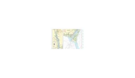 OceanGrafix NOAA Nautical Charts 11536 Approaches to Cape Fear River