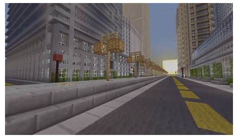 City Minecraft / Big City Life Minecraft - The first map was published