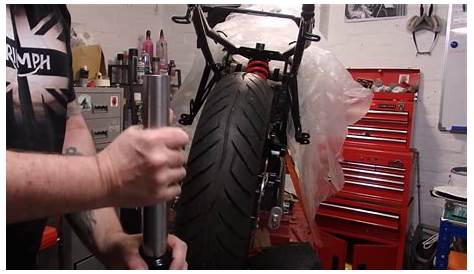 motorcycle fork swap tutorial