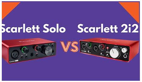 Scarlett Solo vs Scarlett 2i2 Head to Head Review - Instrumental Global