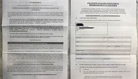 Engine stalling class action lawsuit. Did anyone get this in the mail