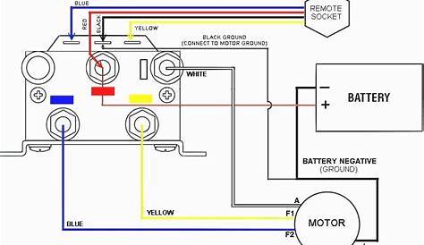 warn winch 5 wire remote wiring diagram