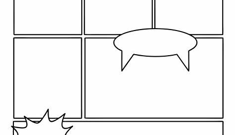 Comic Book Template Pdf - Free Printable Comic Strip Templates