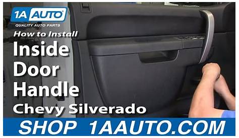 How To Install Replace Inside Door Handle 2007-13 Chevy Silverado LS LT