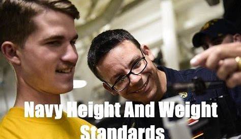 navy seal height weight chart