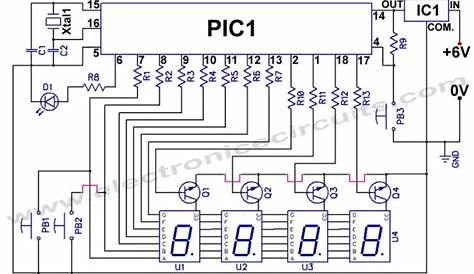 digital clock circuit diagram pdf