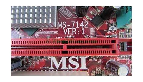 msi ms-7142 ver 1 motherboard manual