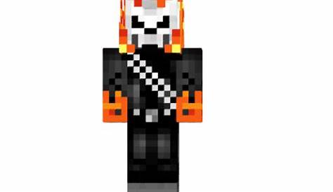 ghost rider minecraft skin