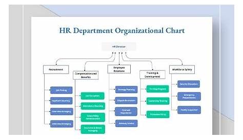 hr department organizational chart