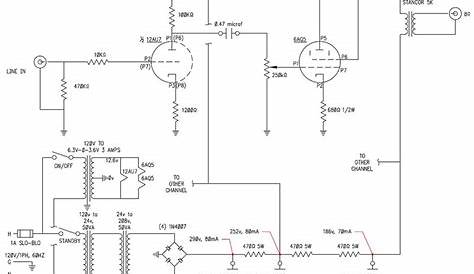 6aq5 tube amp schematic