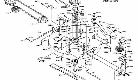 Dixon ZTR 312 (1990) Parts Diagram for MOWER DECK ASSEMBLY