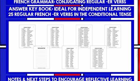french er verb conjugation chart