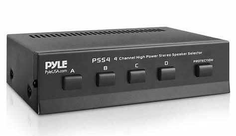 Buy Pyle Home 4-Zone Channel Speaker Switch Selector-Premium New