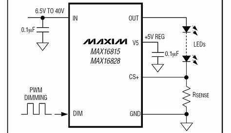 constant voltage led driver schematic