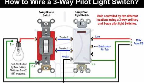 3 way lighted switch wiring