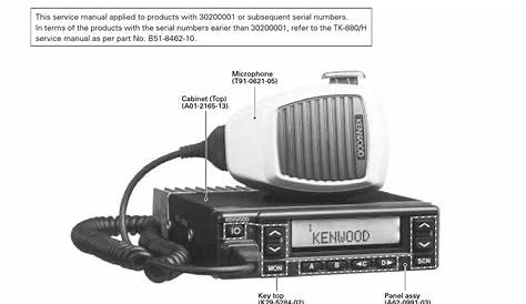 KENWOOD TK-880 SERVICE MANUAL Pdf Download | ManualsLib