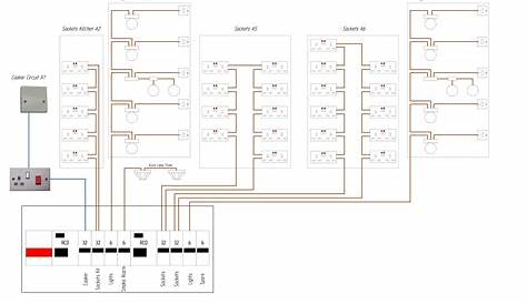 House wiring diagram. Most commonly used diagrams for home wiring in