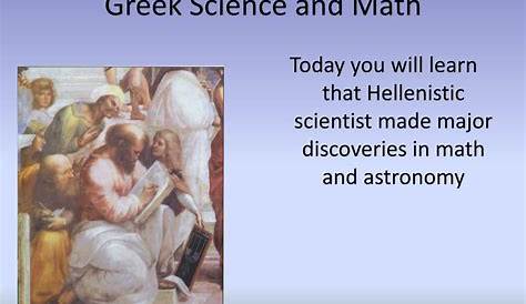 greek science and math worksheet