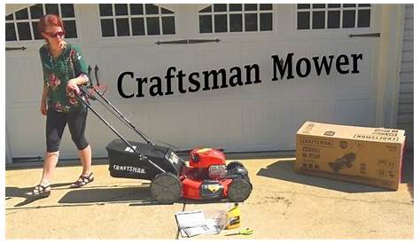 Craftsman Lawn Mower 🍀 M230 Self-Propelled Gas Walk Behind Mower – Unbox... | Lawn mower, Walk