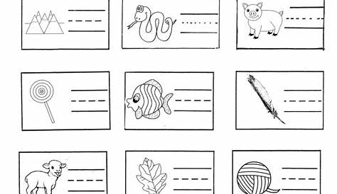 two letter words worksheets for kindergarten