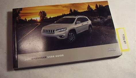 2019 jeep cherokee owners manual