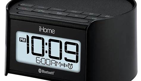 iHome Bluetooth Bedside Dual Alarm Clock Radio with Speakerphone
