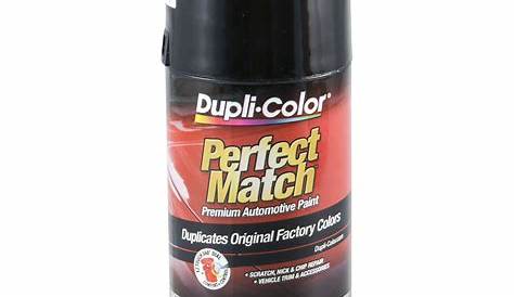 Dupli-Color® Perfect Match Universal Black BUN0100 8 oz Paint & Body