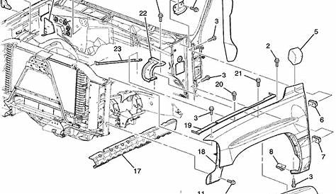 Chevy Silverado 2500 Q&A: Parts Diagrams for 6.0 Vortec Engine, Frame
