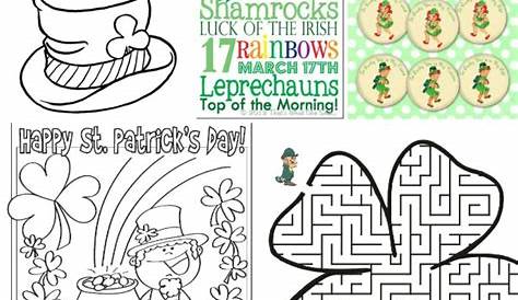 15 Awesome St. Patrick's Day Free Printables for Kids - Classy Mommy
