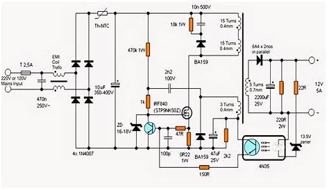 s 60 12 power supply circuit diagram